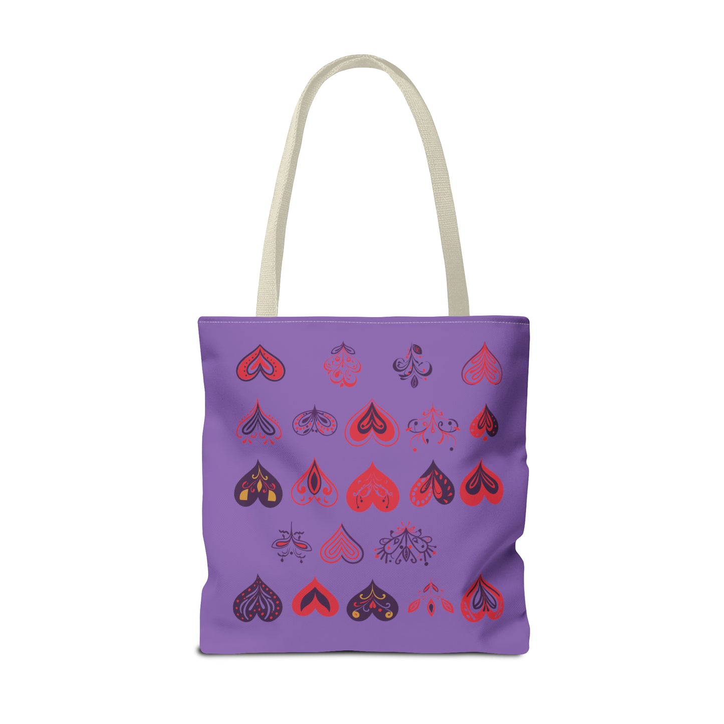 Valentine's light purple Tote Bag (AOP)