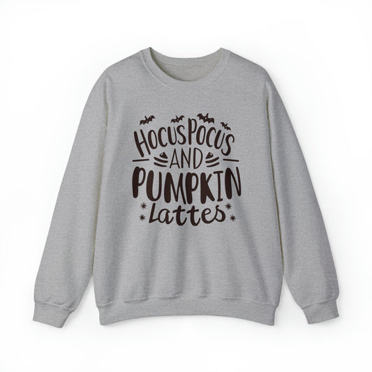 Hocus Pocus and Pumpkin Lattes Sweatshirt, Spooky Season Halloween Sweatshirt, Halloween Costume, Spooky Sweatshirt, Halloween Gifts