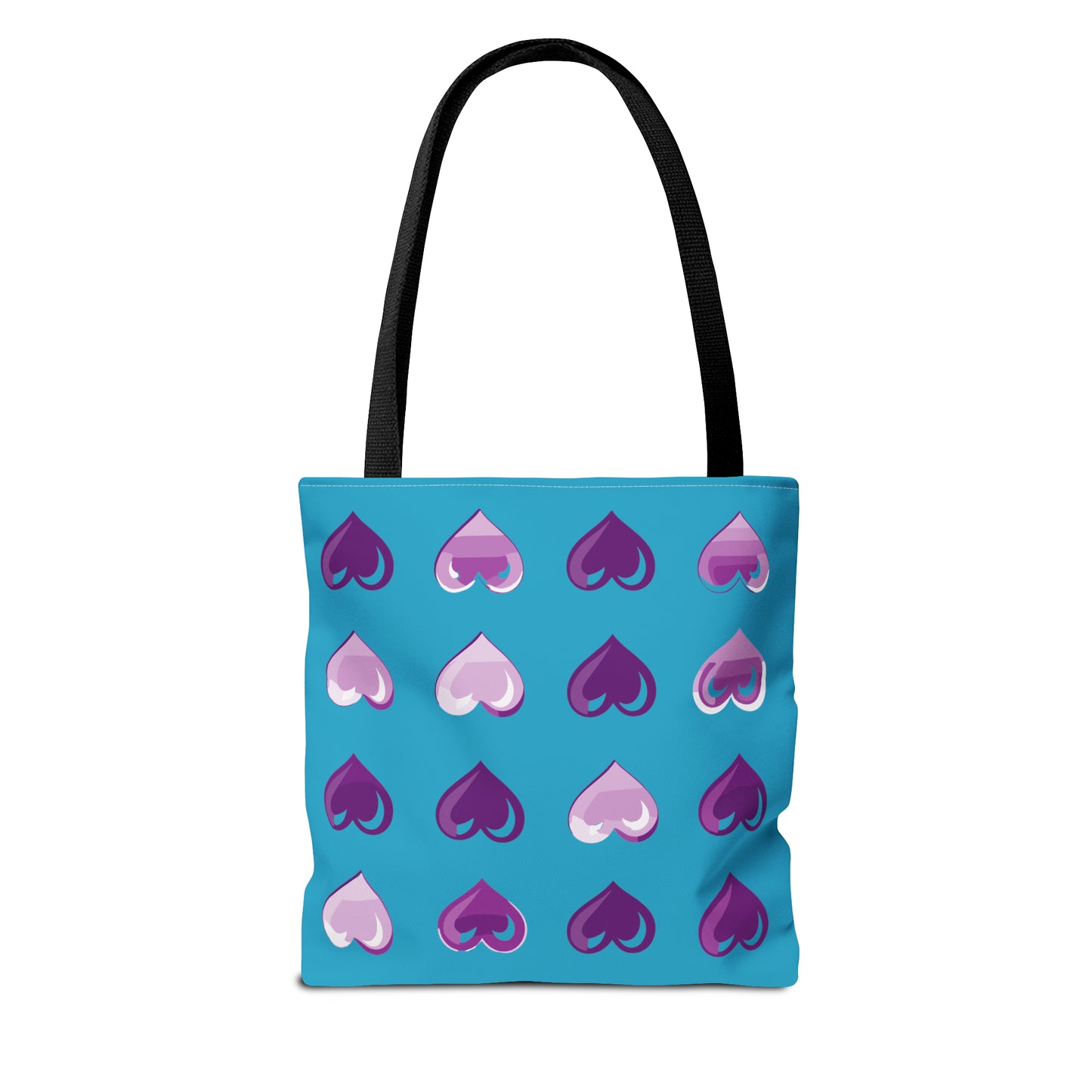 Valentine's Turquoise Tote Bag (AOP)