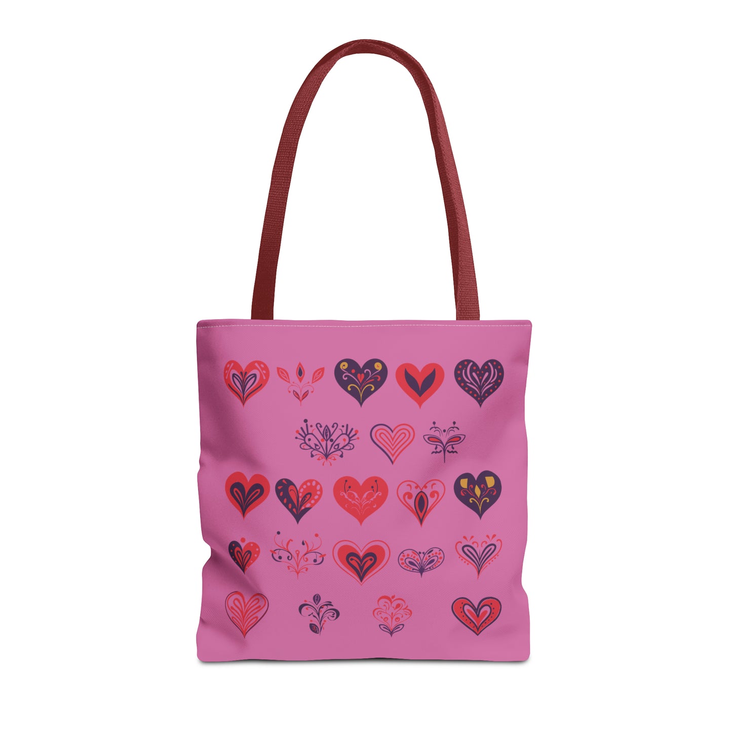 Valentine's light pink Tote Bag (AOP)