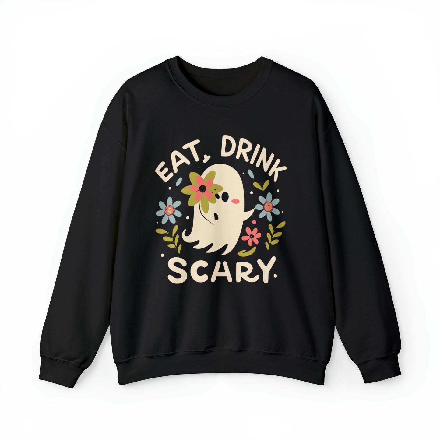 Halloween Eat, Drink Scary Spooky Sweatshirt, Spooky Season Halloween Sweatshirt, Halloween Costume, Spooky Sweatshirt, Halloween Gifts