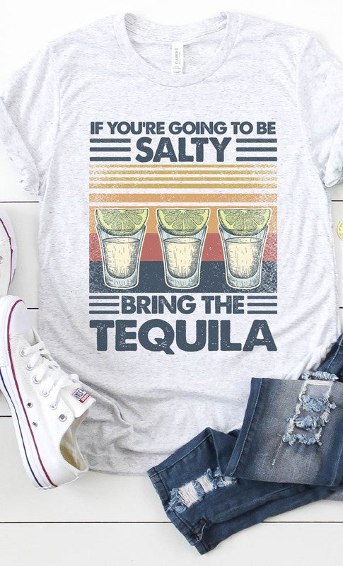 Vintage Salty Tequila Graphic Tee