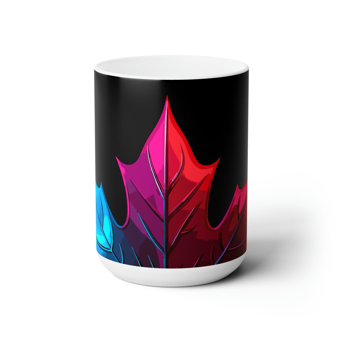 Simple Canada maple colorful leaf, Ceramic Mug15oz