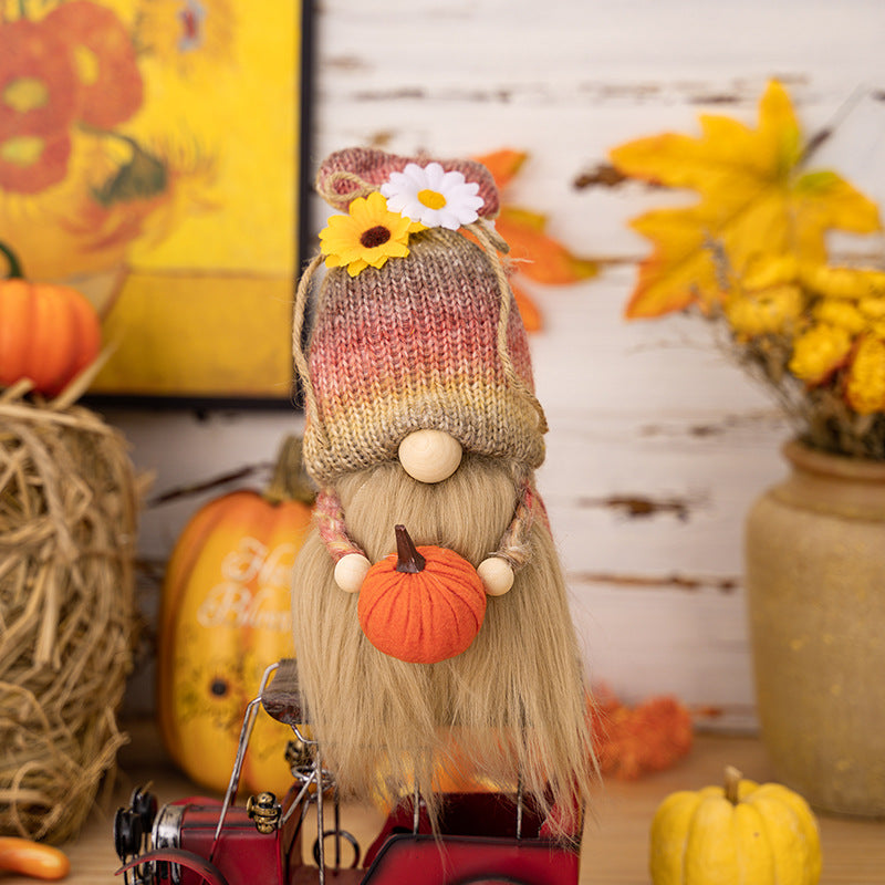 Thanksgiving Decorations Harvest Season Rudolf Doll