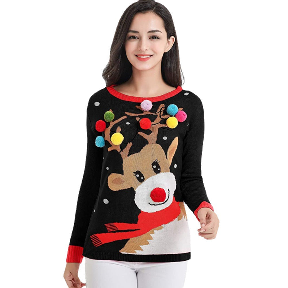 European And American Style Women's Christmas Sweater