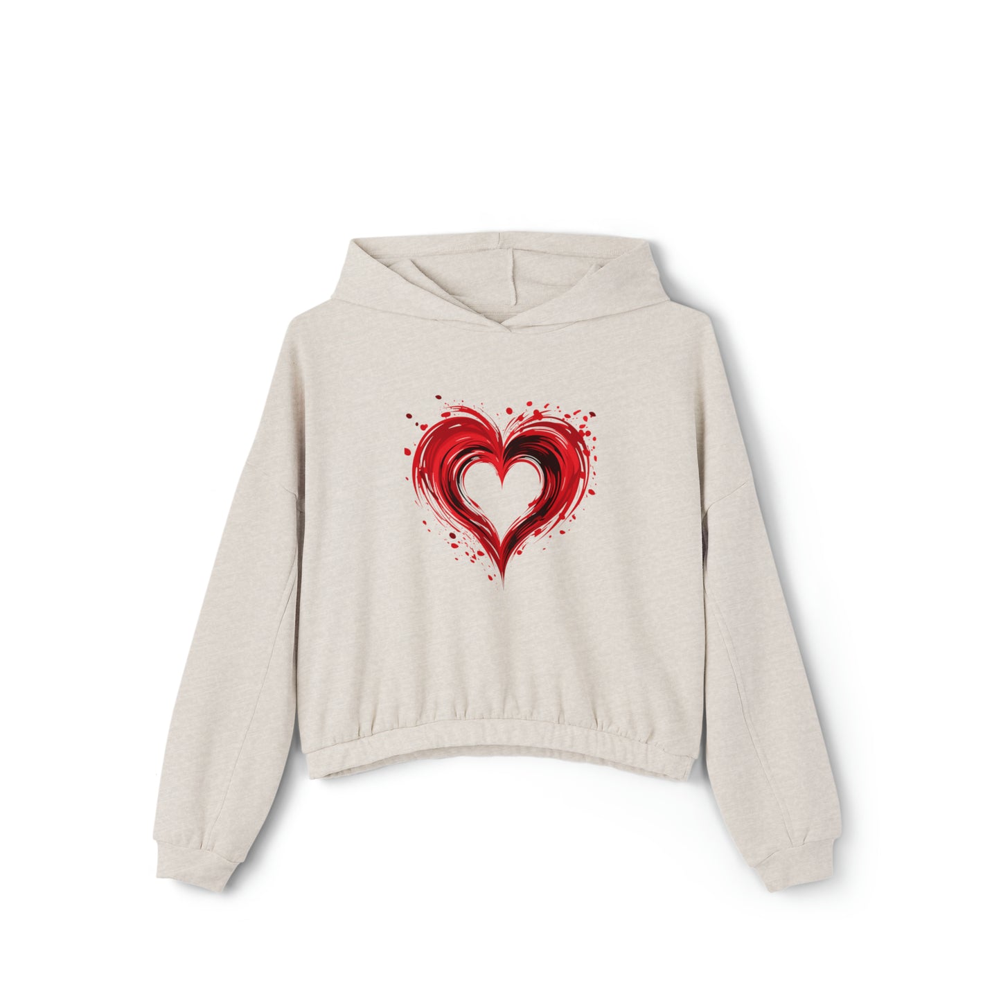 Valentine's best Gift, Women's Cinched Bottom Hoodie