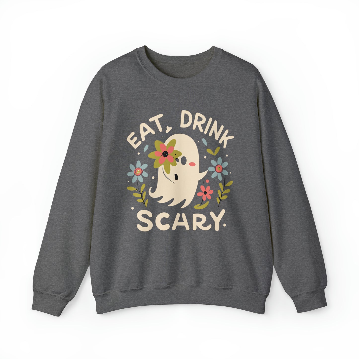 Halloween Eat, Drink Scary Spooky Sweatshirt, Spooky Season Halloween Sweatshirt, Halloween Costume, Spooky Sweatshirt, Halloween Gifts