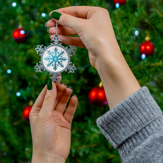 Snowflake in Snowflake Ornament