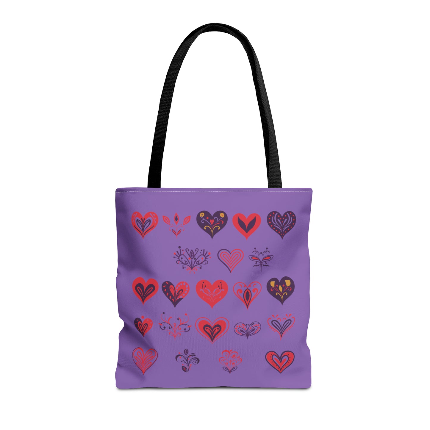 Valentine's light purple Tote Bag (AOP)