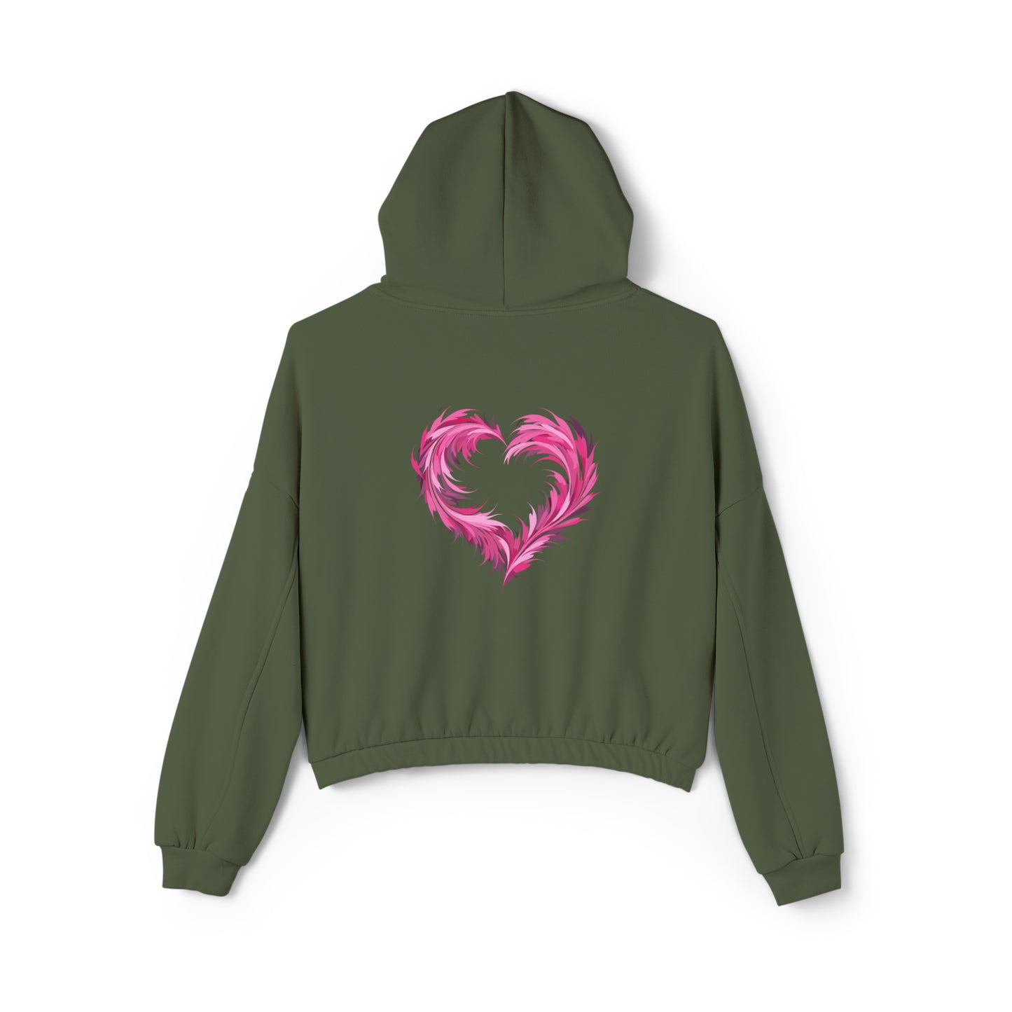 Valentine's best Gift, Women's Cinched Bottom Hoodie