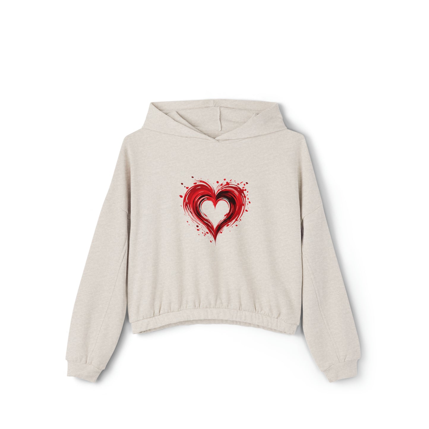 Valentine's best Gift, Women's Cinched Bottom Hoodie