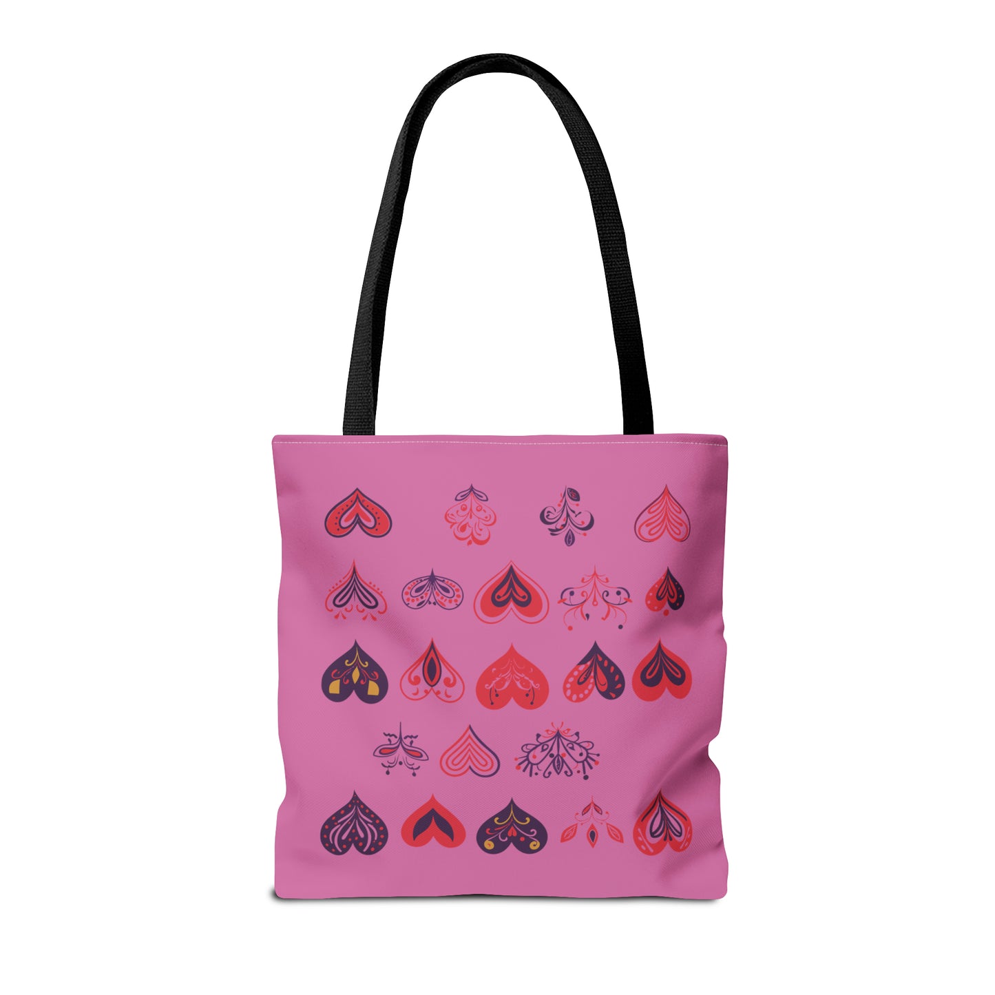 Valentine's light pink Tote Bag (AOP)