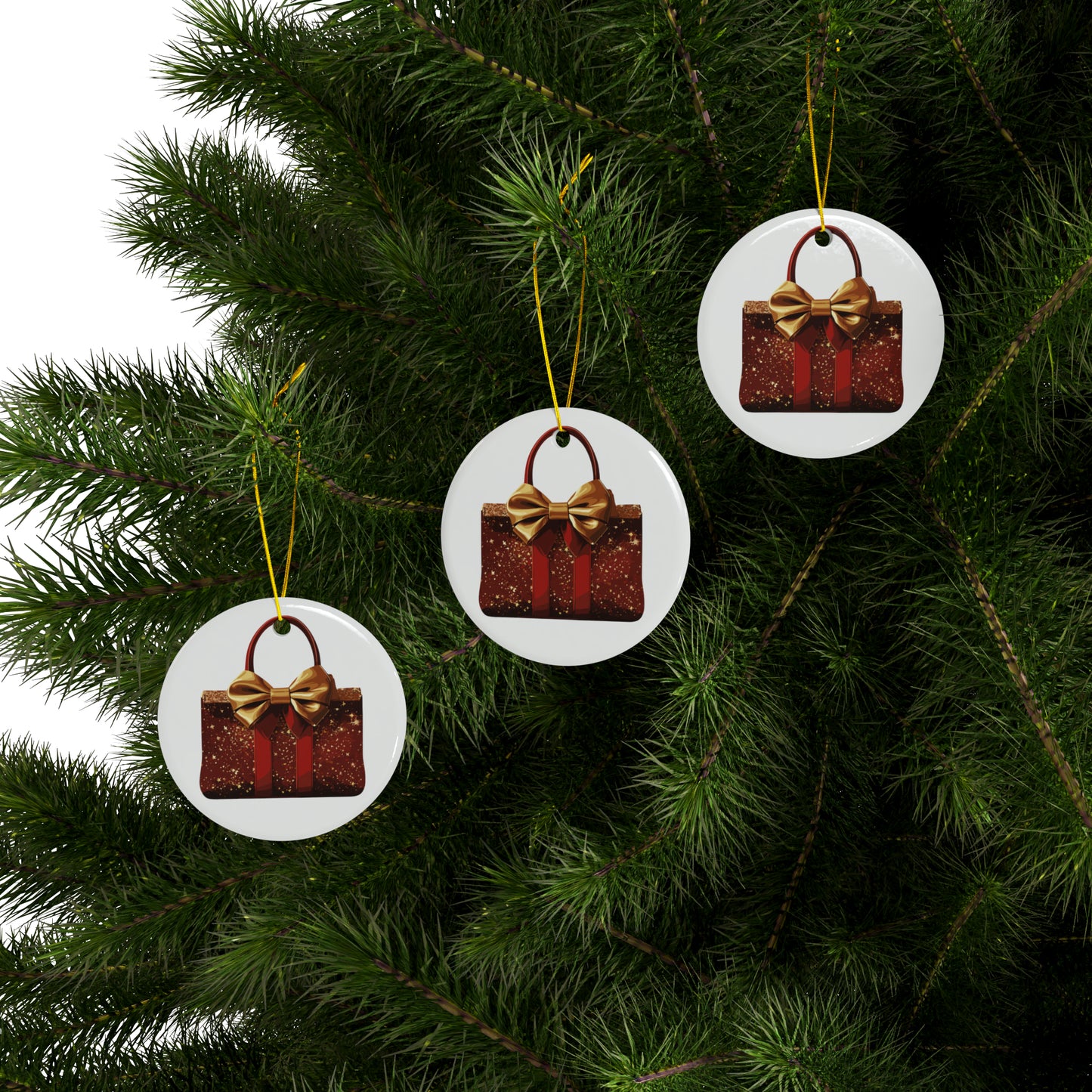 Christmas Ceramic Ornaments (1pc, 3pcs, 5pcs, 10pcs)