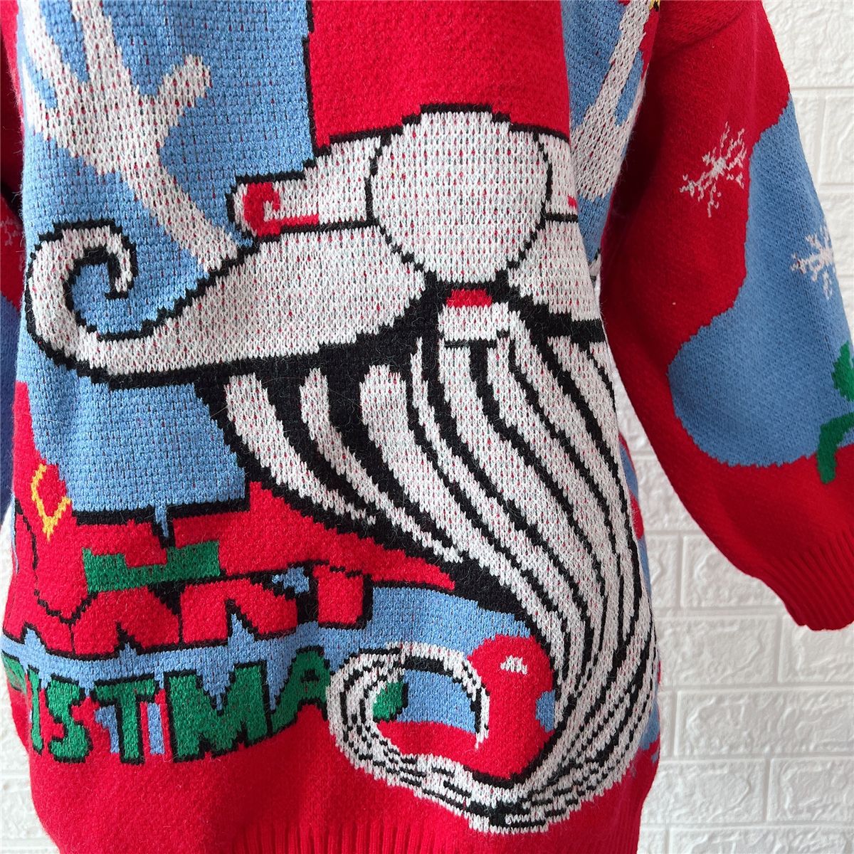 Women's Fashion Round Neck Christmas Sweater