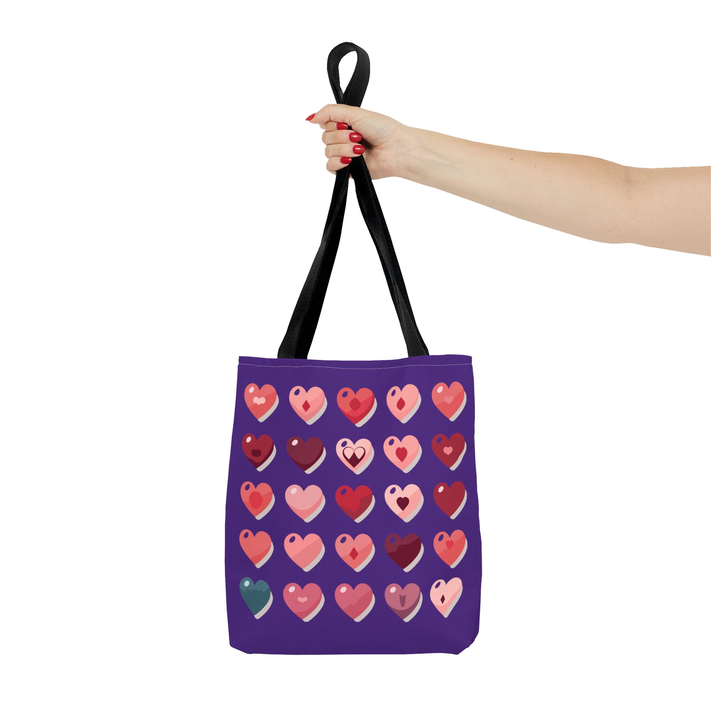 Valentine's purple Tote Bag (AOP)