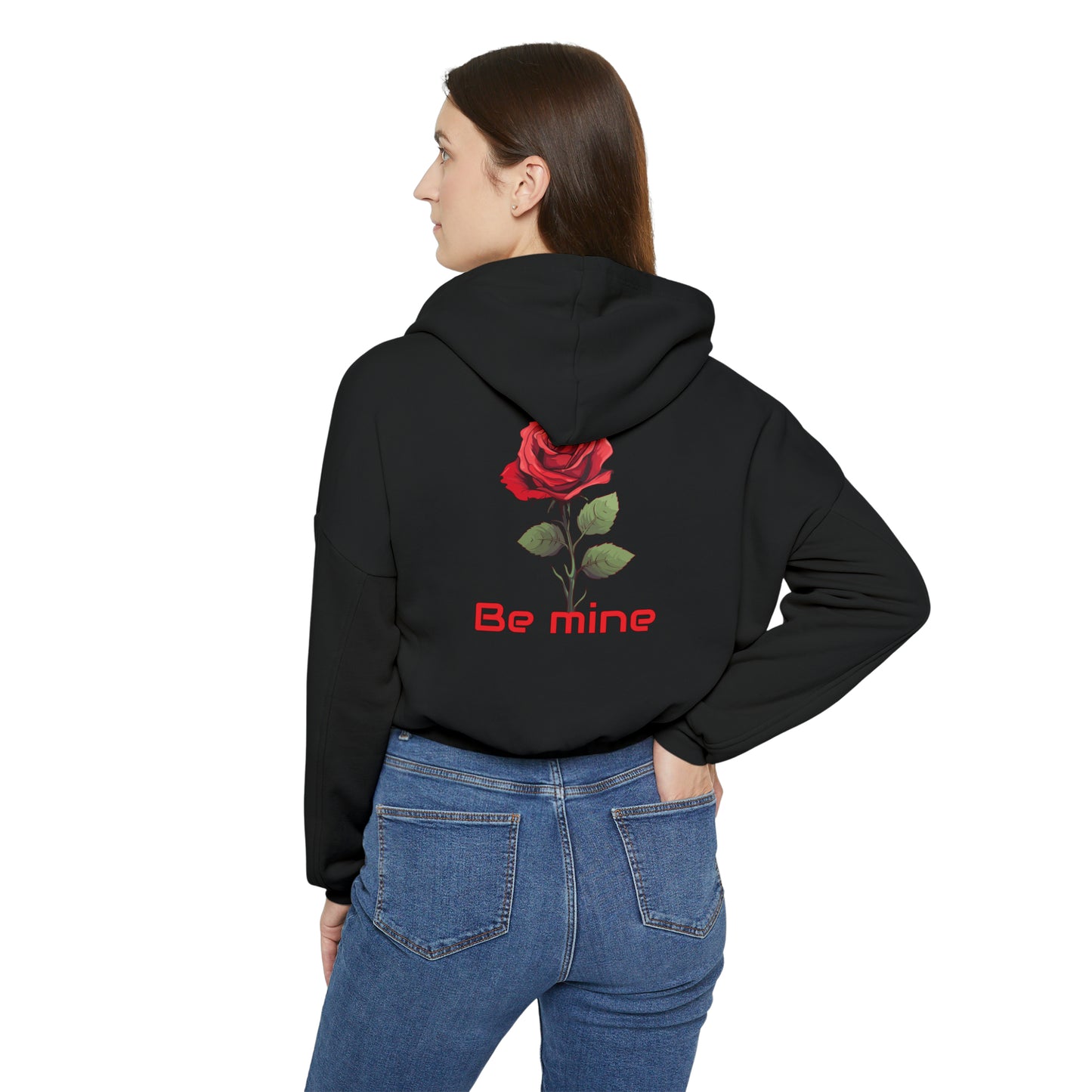 Valentine's best Gift, Women's Cinched Bottom Hoodie