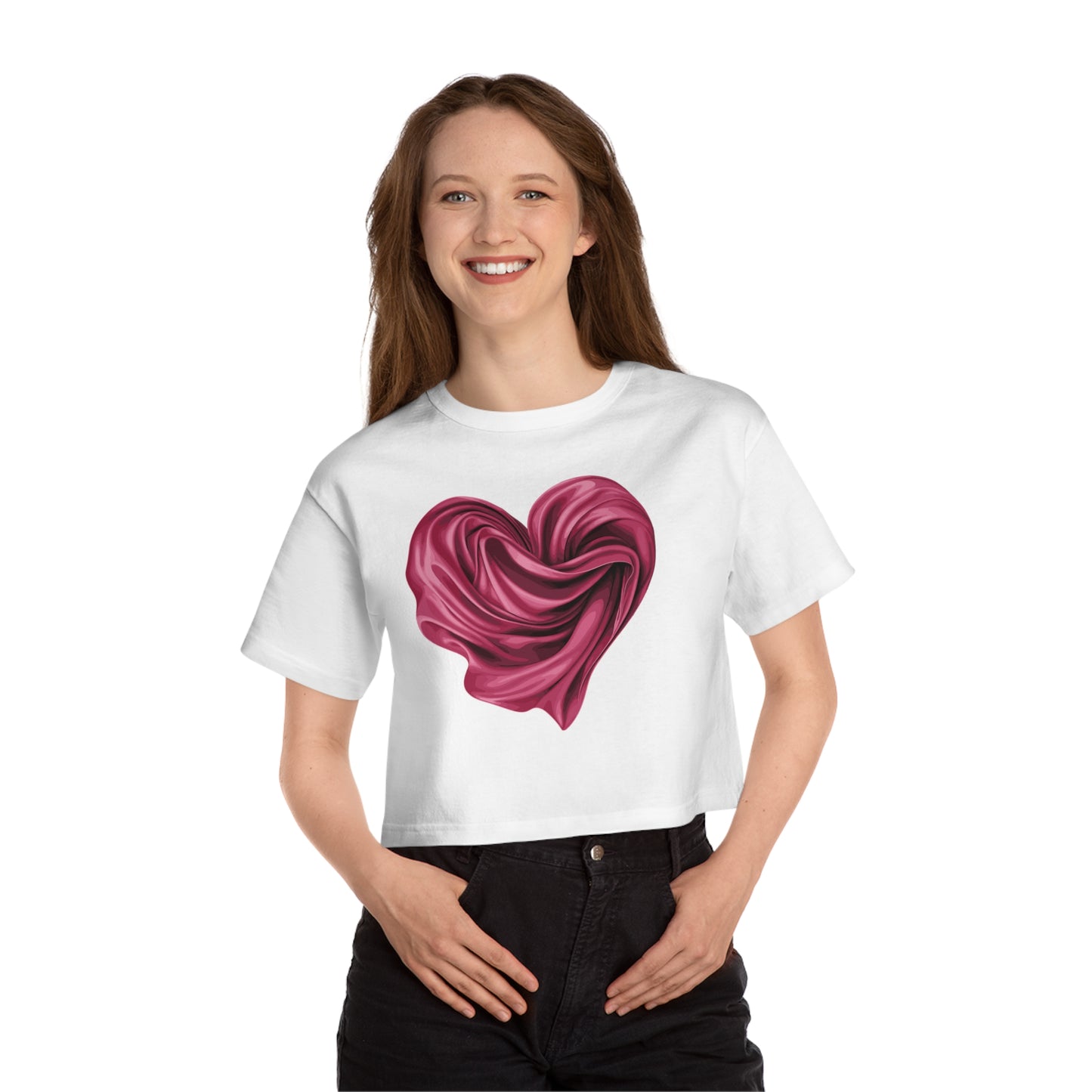 Champion Women's Heritage Cropped T-Shirt for valentine's day.