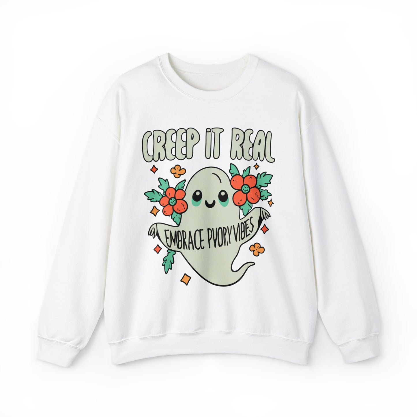 Creep It Real Sweatshirt, Spooky Season Halloween Sweatshirt, Winter Sweatshirt, Spooky Sweatshirt, Halloween Gifts