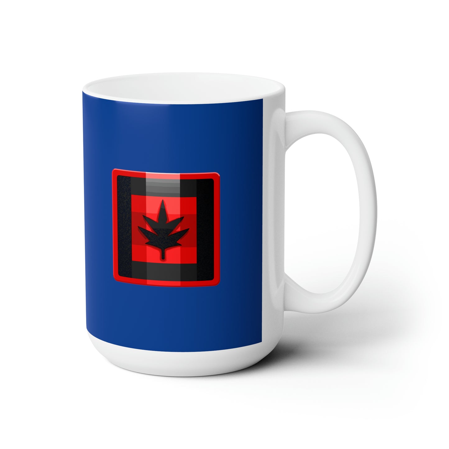 Canada maple leaf dark blue Christmas Ceramic Mug 15oz