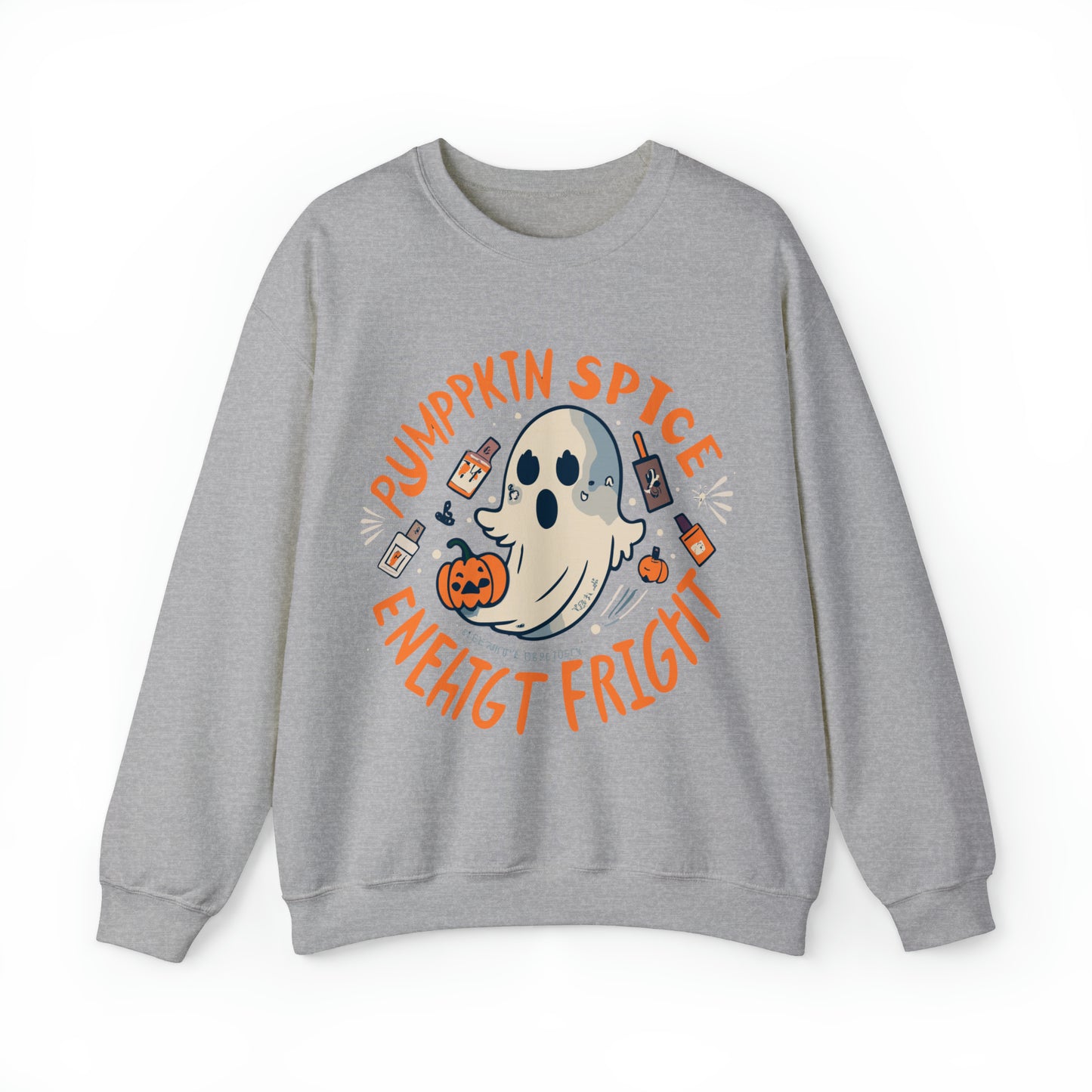 Pumpkin Spice Fright Sweatshirt, Spooky Season Halloween Sweatshirt, Halloween Costume, Spooky Sweatshirt, Halloween Gifts