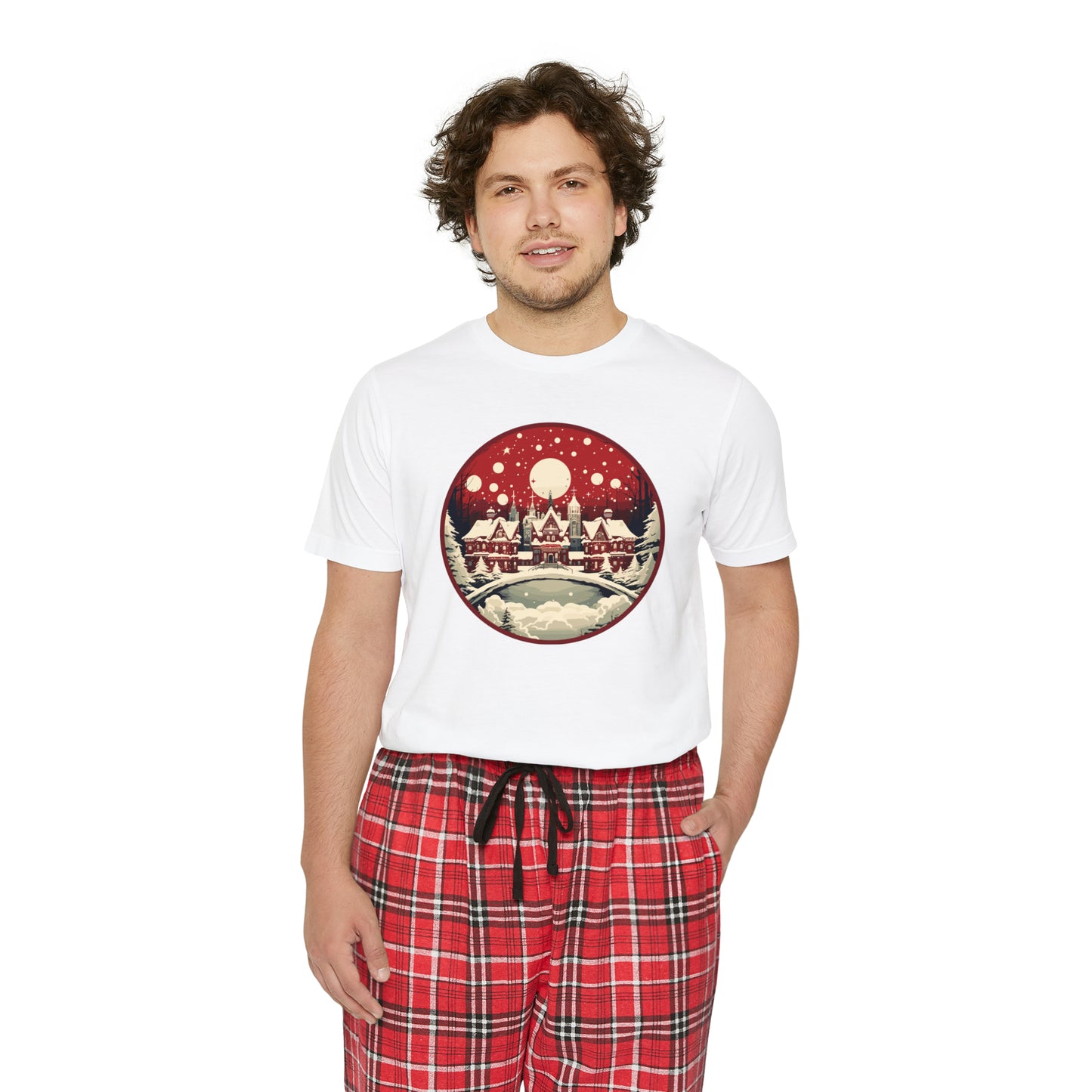 Christmas Men's Short Sleeve Pajama Set