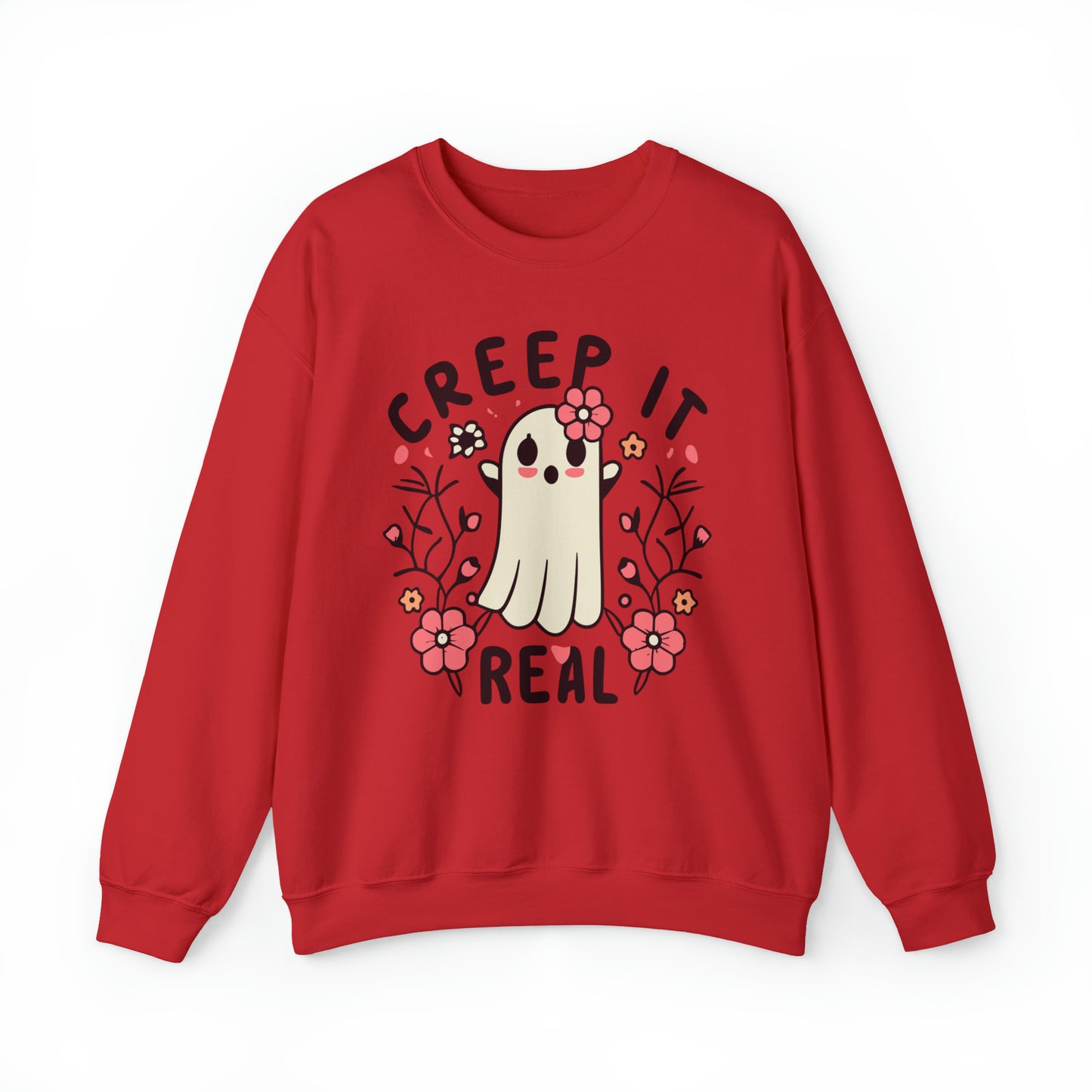 Creep It Real Sweatshirt, Spooky Season Halloween Sweatshirt, Winter Sweatshirt, Spooky Sweatshirt, Halloween Gifts