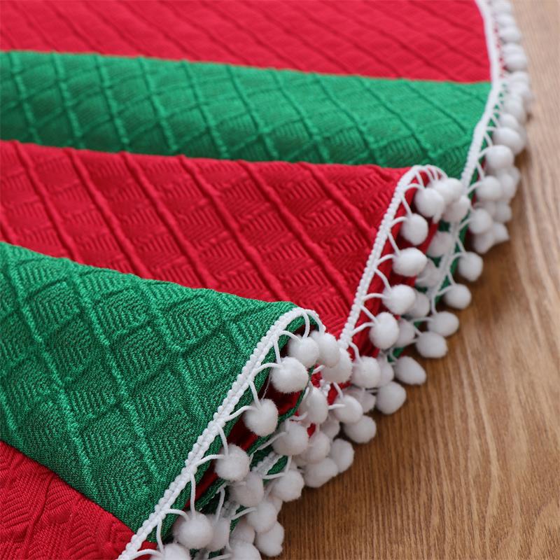 Christmas-tree Skirt Decorative Products Knitted Non-woven Fabric