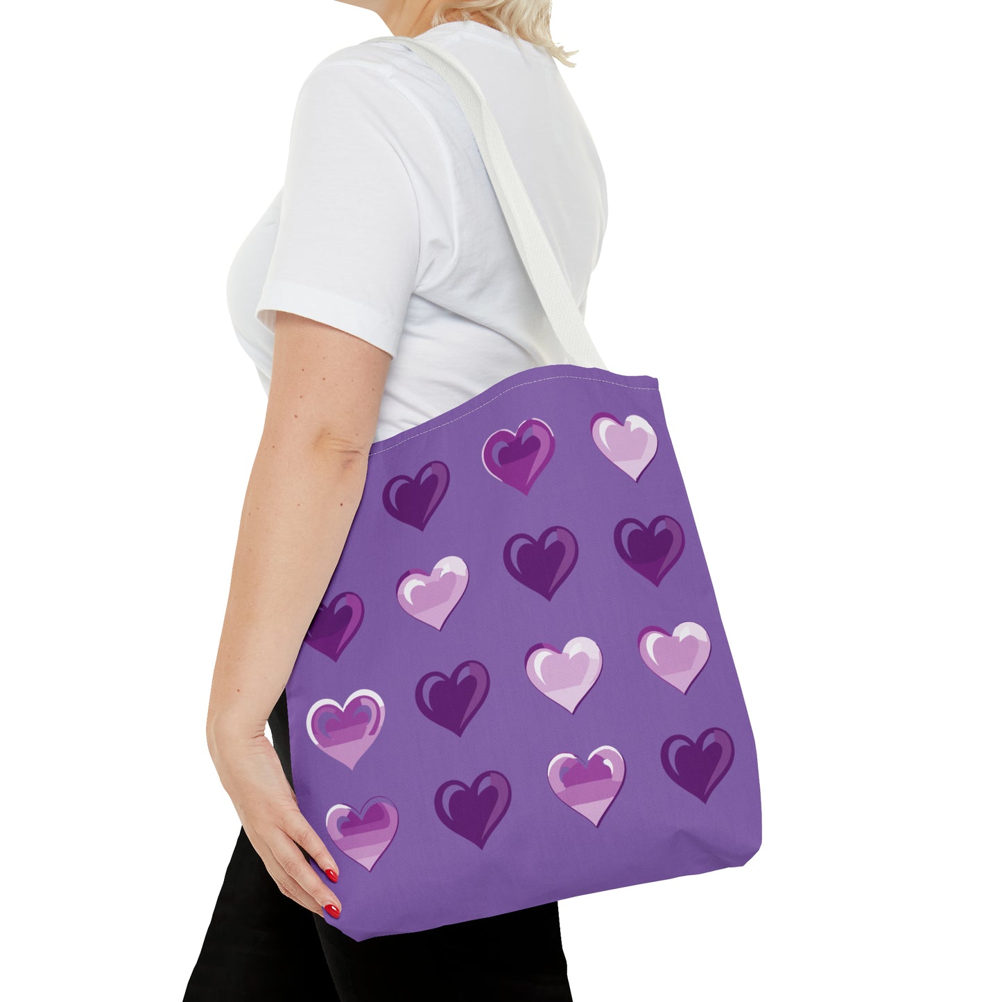 Valentine's Light purple Tote Bag (AOP)