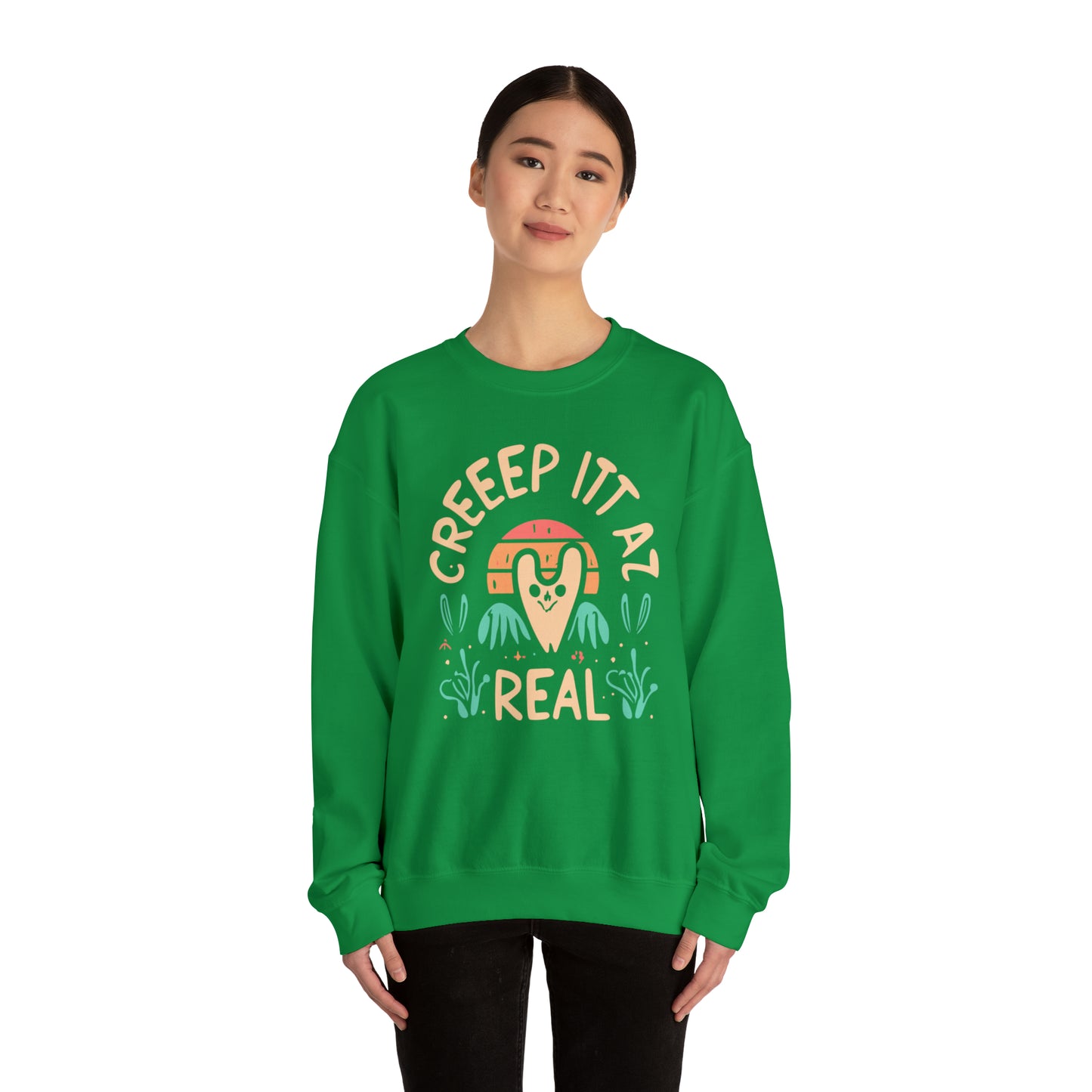 Creep It Real Halloween Sweatshirt, Spooky Season Halloween Sweatshirt, Halloween Costume, Spooky Sweatshirt, Halloween Gifts