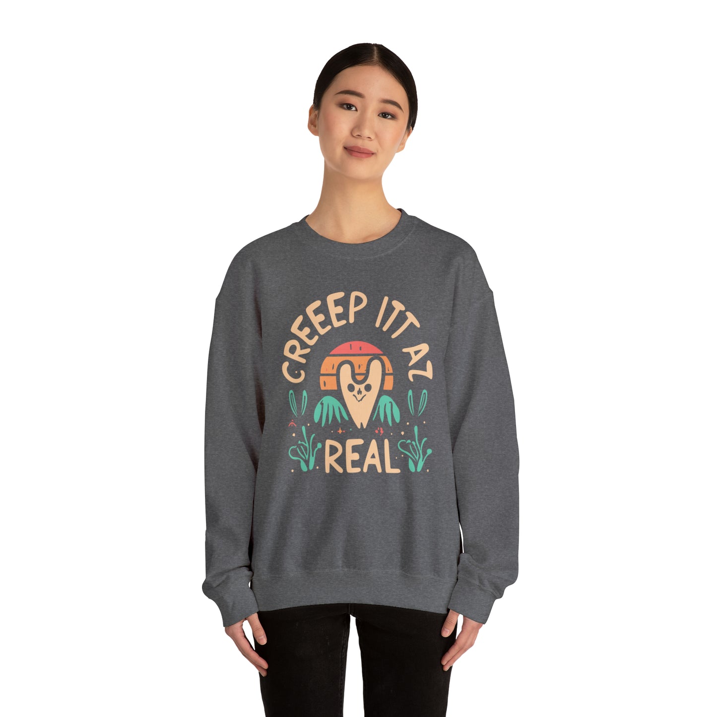 Creep It Real Halloween Sweatshirt, Spooky Season Halloween Sweatshirt, Halloween Costume, Spooky Sweatshirt, Halloween Gifts