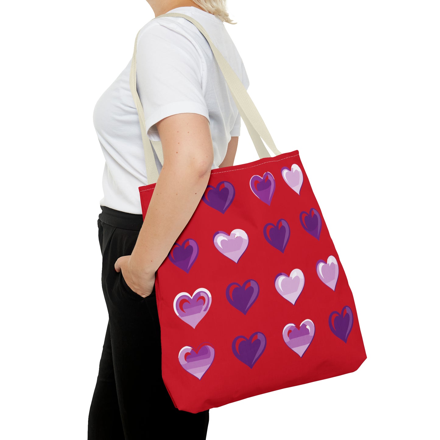 Valentine's red Tote Bag (AOP)