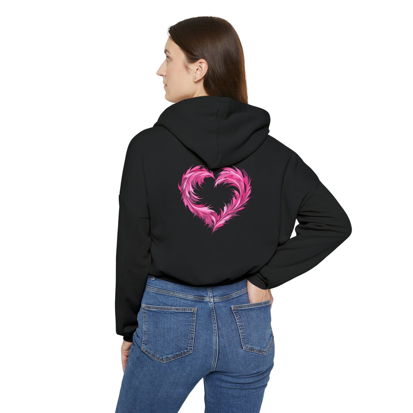 Valentine's best Gift, Women's Cinched Bottom Hoodie