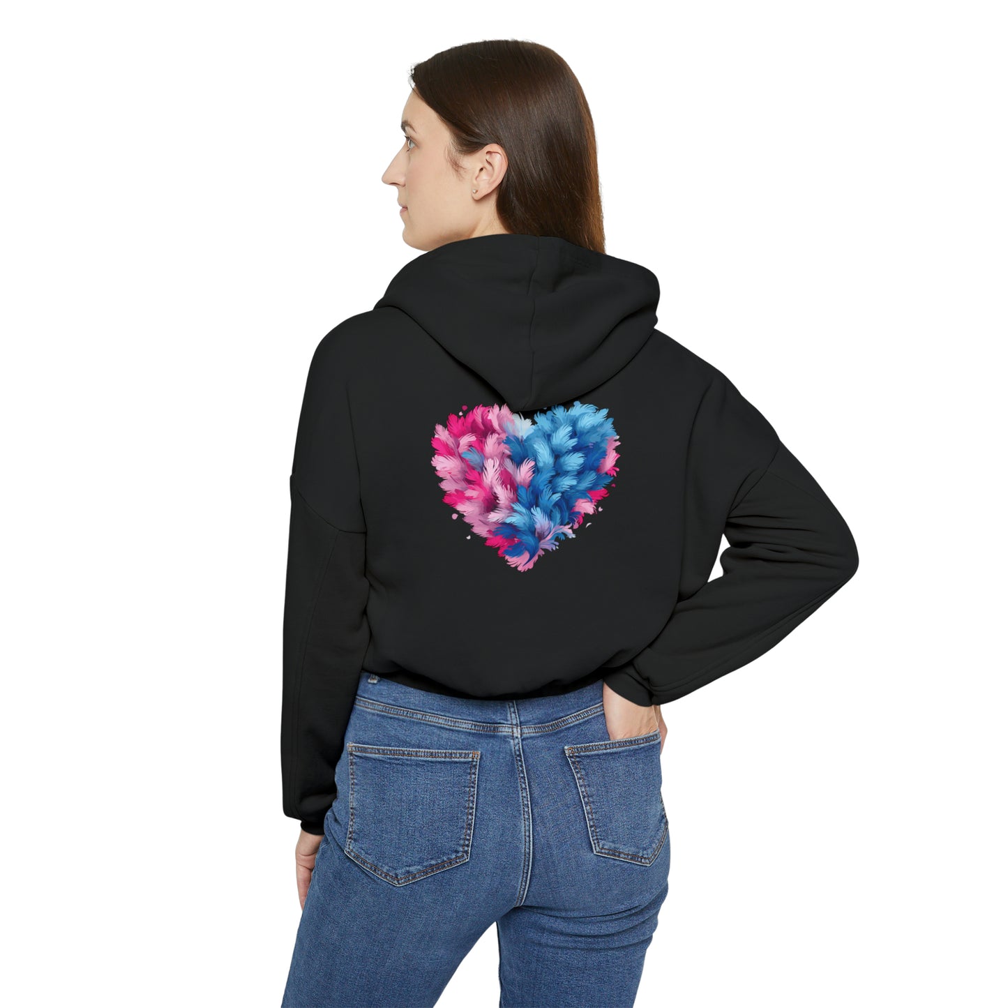 Valentine's best Gift, Women's Cinched Bottom Hoodie