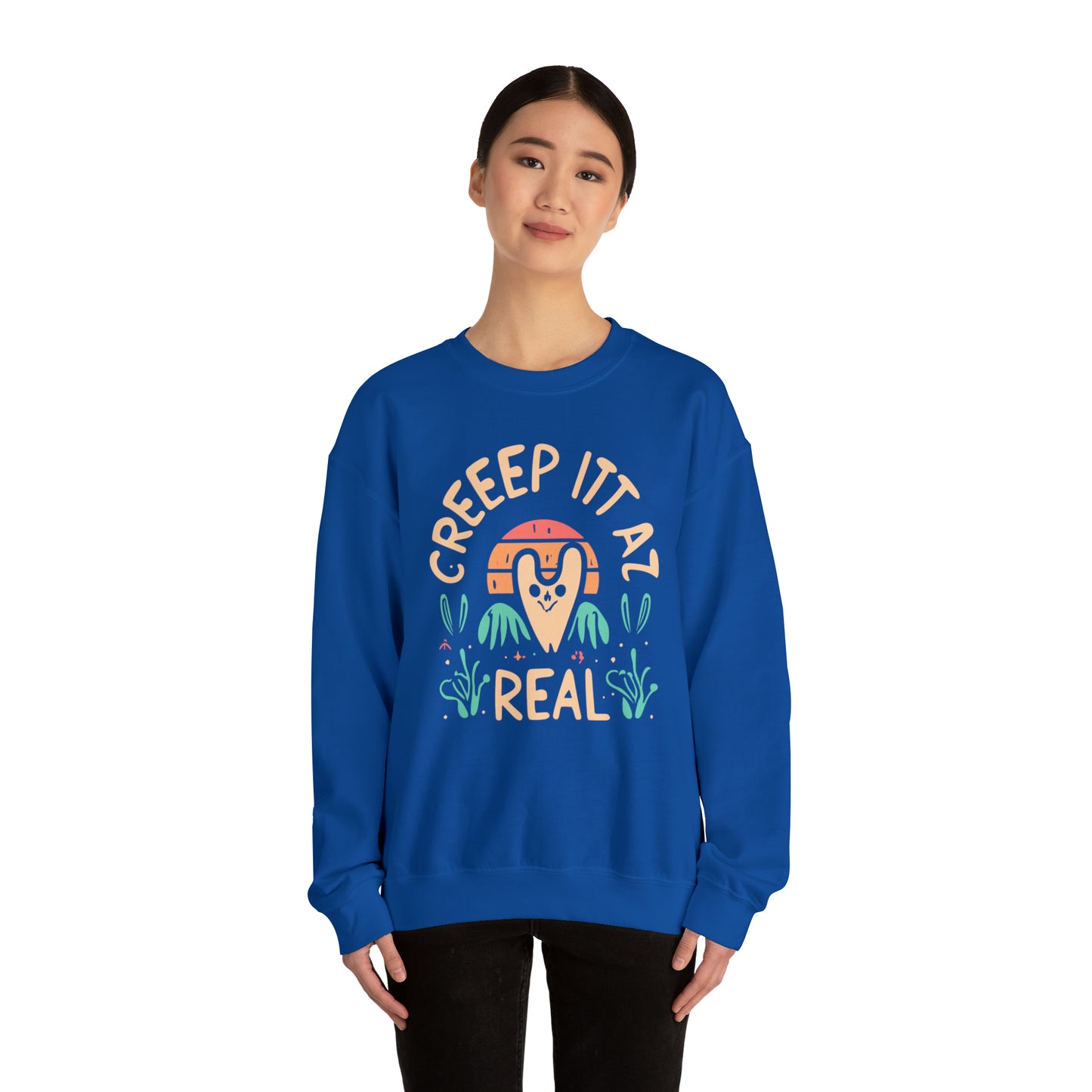 Creep It Real Halloween Sweatshirt, Spooky Season Halloween Sweatshirt, Halloween Costume, Spooky Sweatshirt, Halloween Gifts