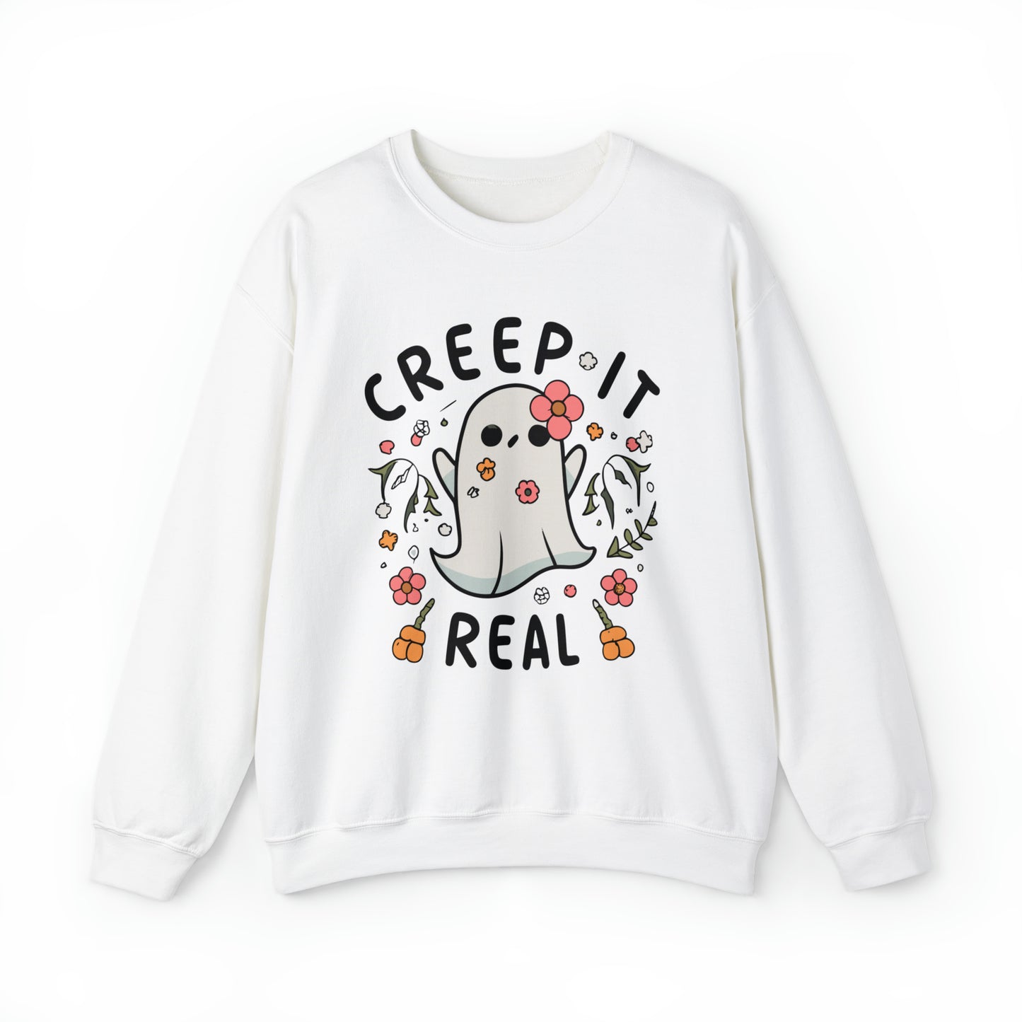 Creep It Real Sweatshirt, Spooky Season Halloween Sweatshirt, Halloween Costume, Spooky Sweatshirt, Halloween Gifts