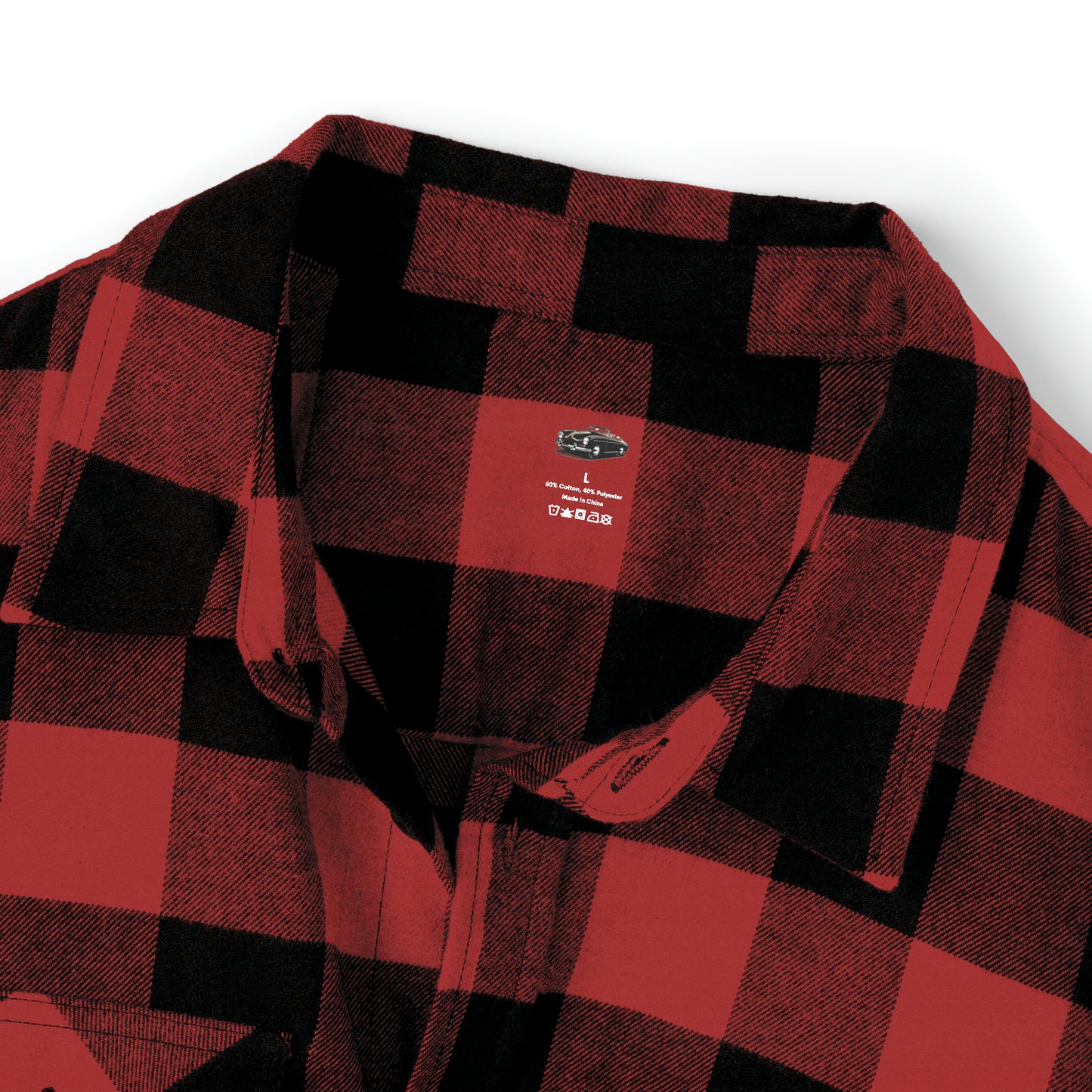 black stylist car Unisex Flannel Shirt