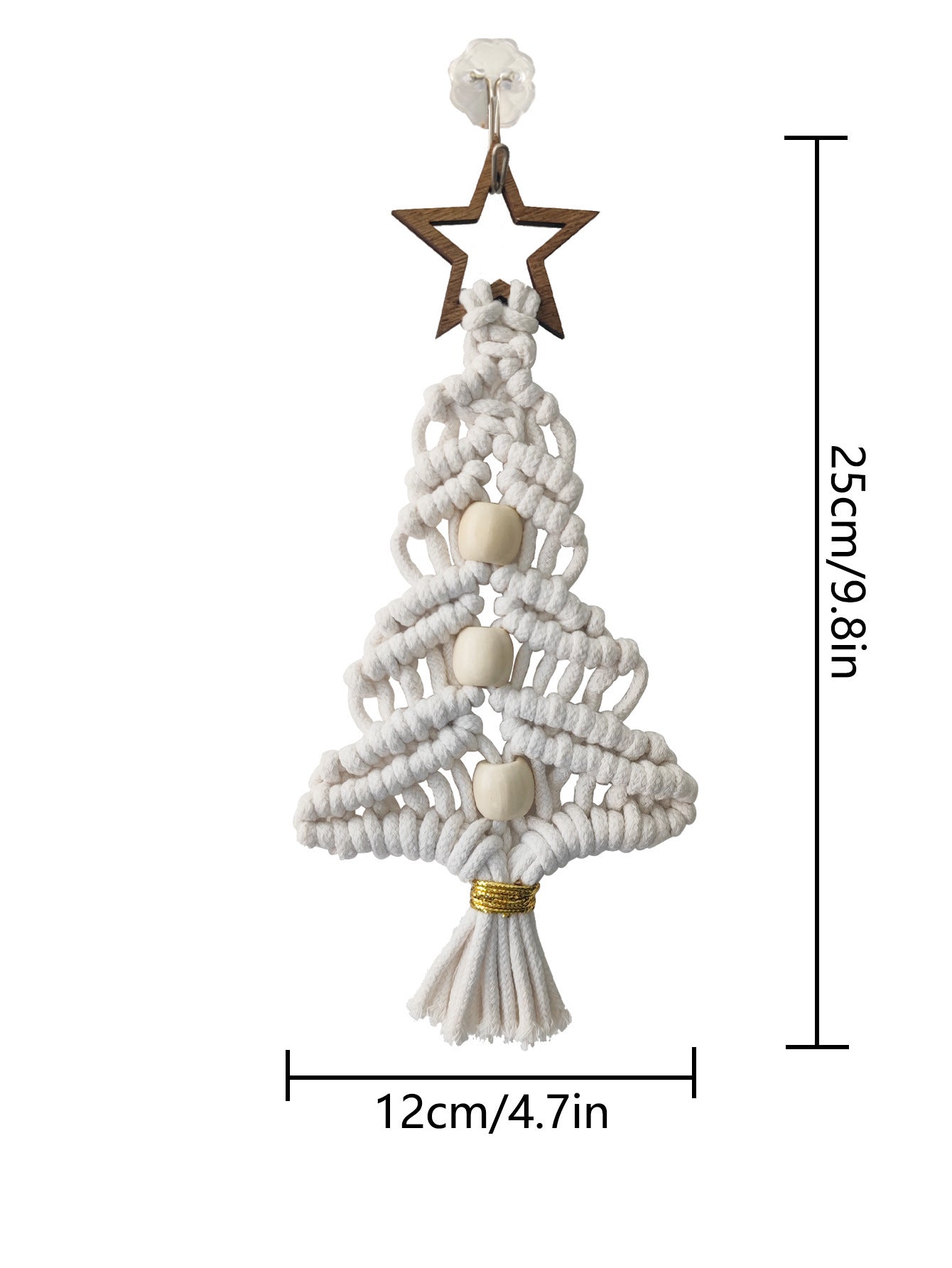 Hand-woven Creative Christmas Tree Ornaments Crafts