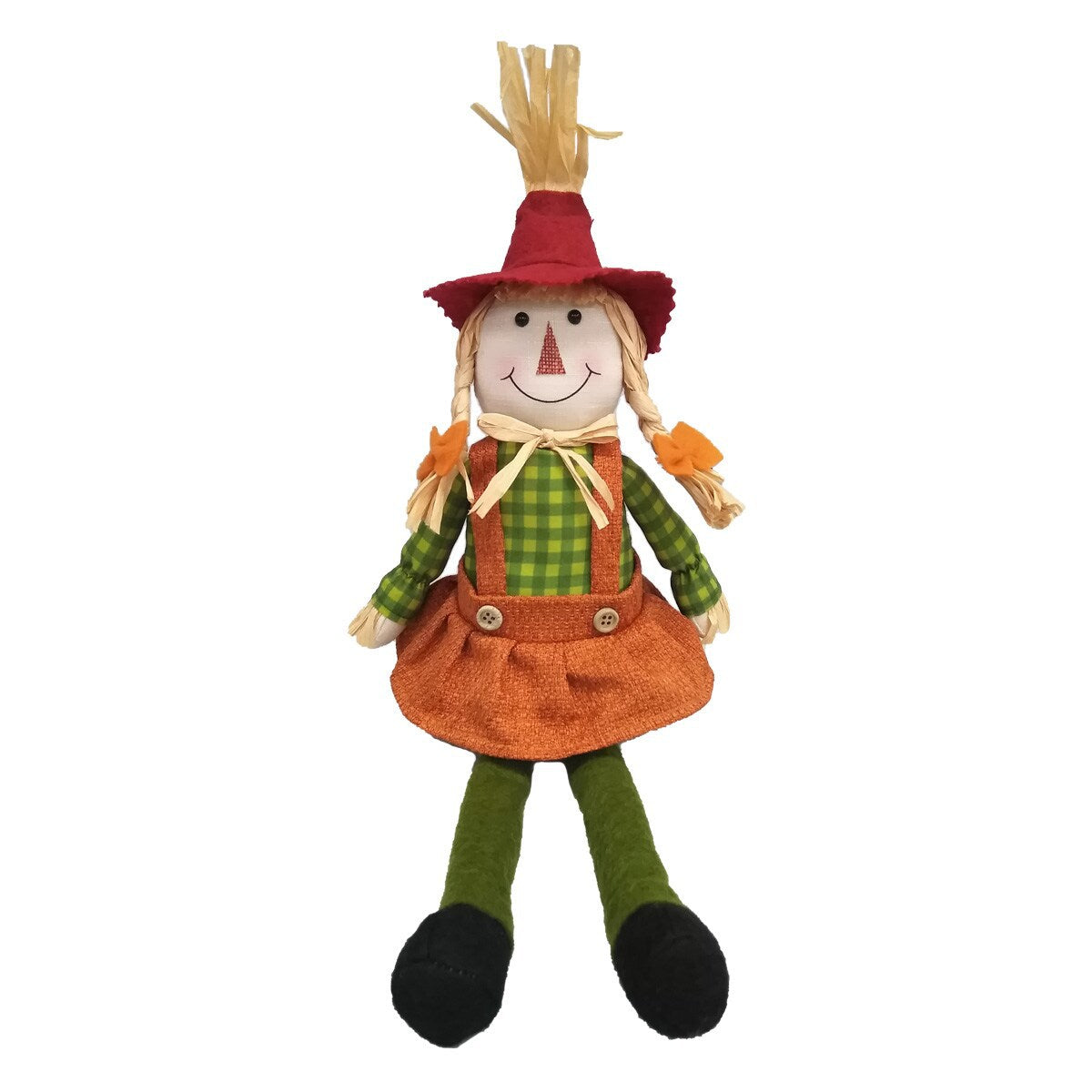 Thanksgiving Day Sitting Scarecrow Decoration Window Table Decorations