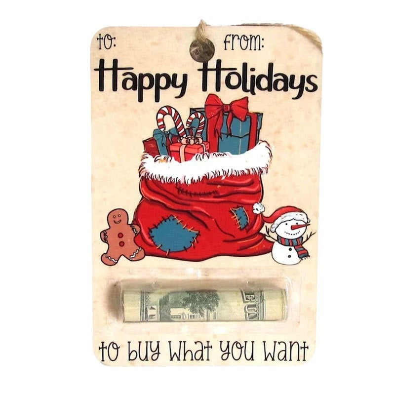 Creative Christmas Wallet Decorative Pendant