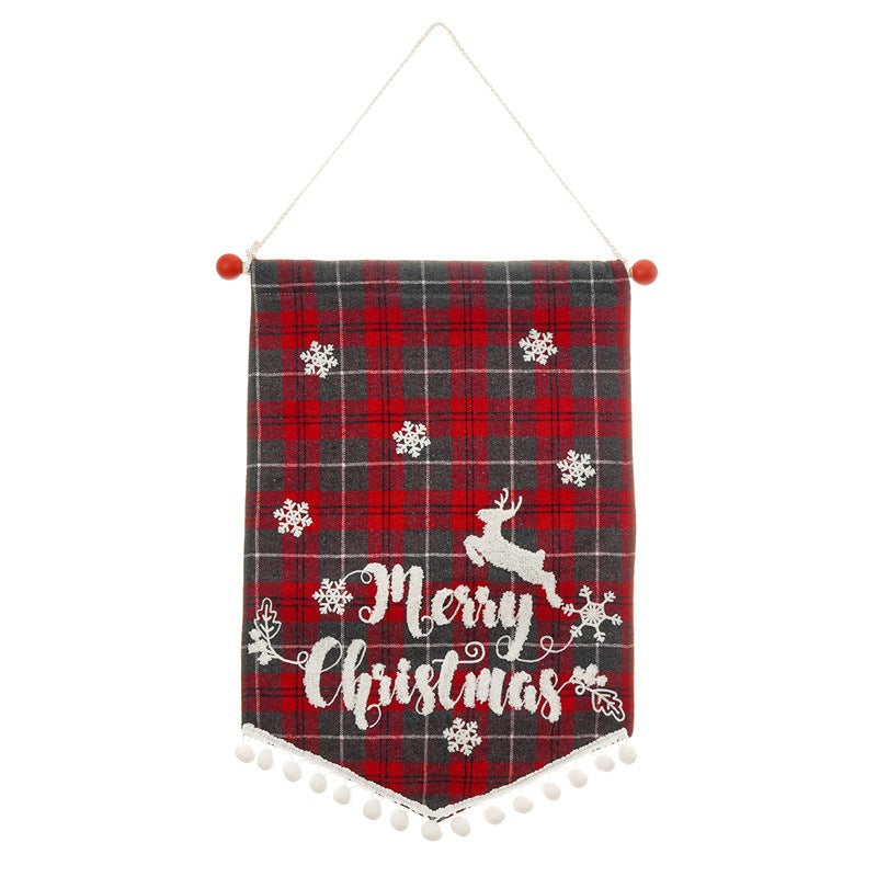 Christmas Fashion Minimalist Ornament Wall Flag