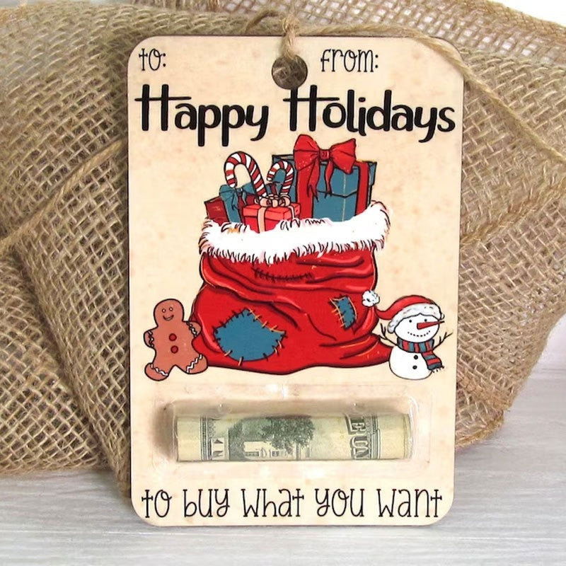 Creative Christmas Wallet Decorative Pendant