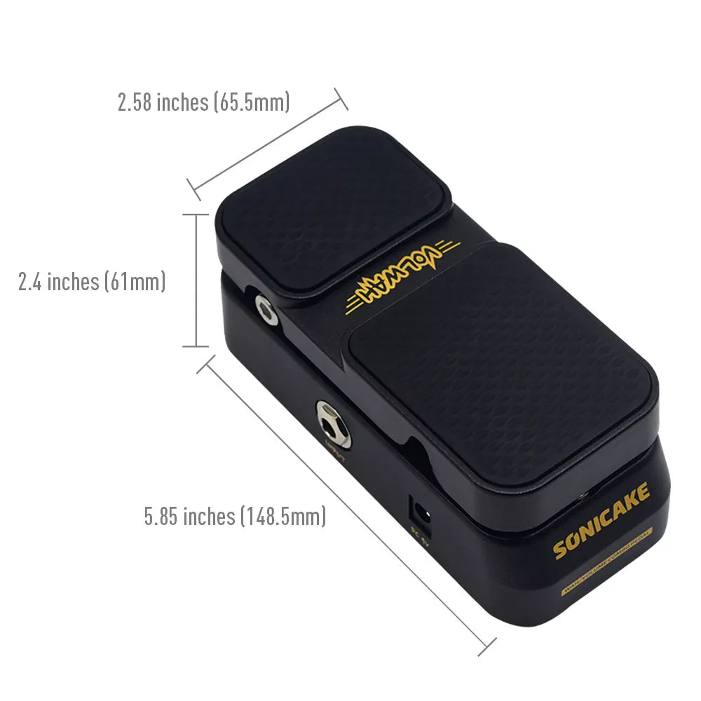 Sonicake 2 in 1 Active Volume Vintage Wah Guitar Effects Pedal QEP-01 Worldwide free shipping