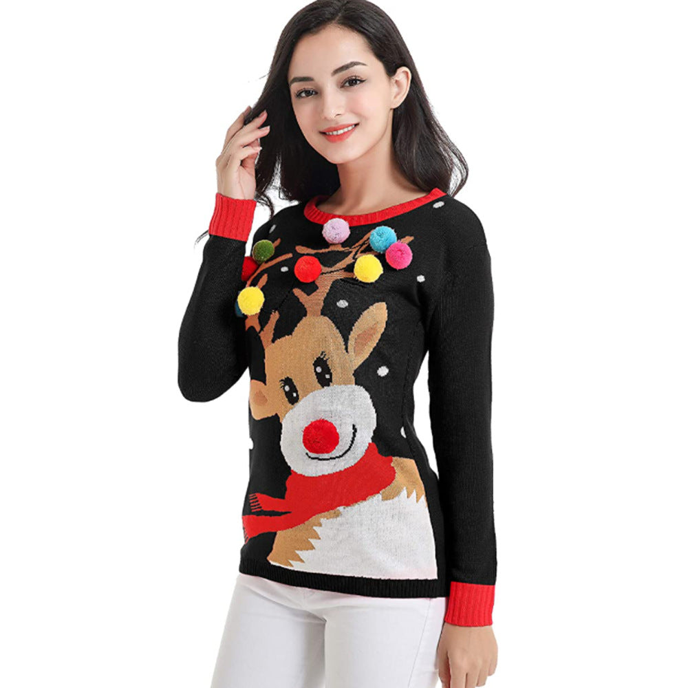 European And American Style Women's Christmas Sweater