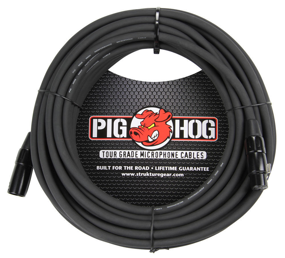 10 Pack Pig Hog PHM50 XLR High Performance 8mm Microphone Cable, 50 Ft - NEW