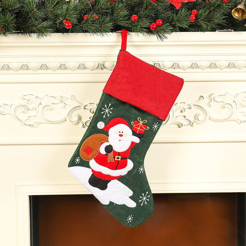 Fashion Christmas Ornament Knitted Sweater Socks