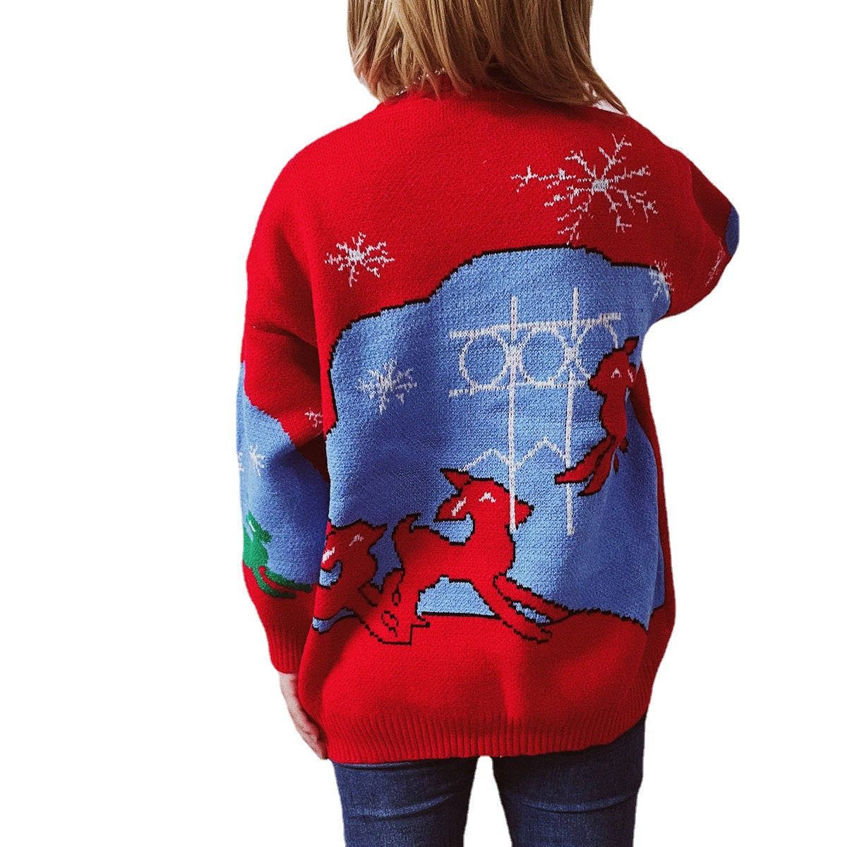 Women's Fashion Round Neck Christmas Sweater