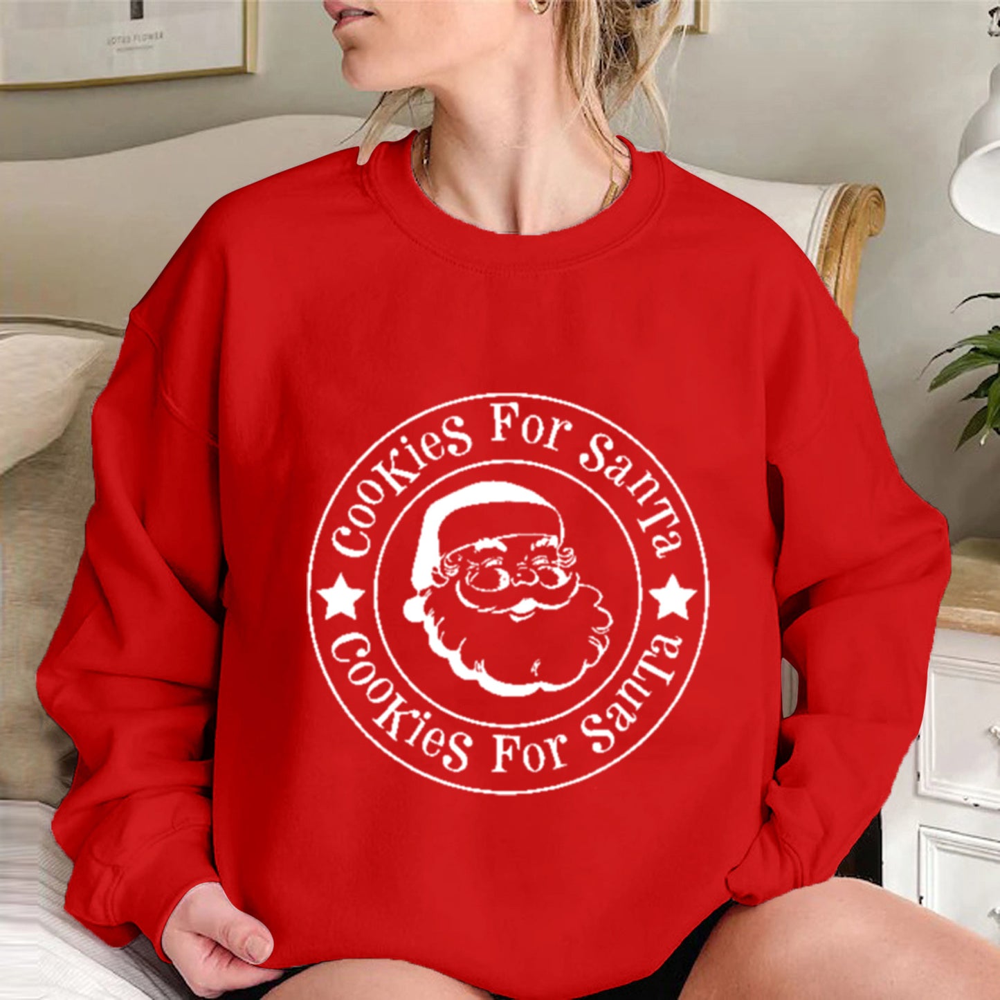 Christmas Elderly Sweater Women Europe And America