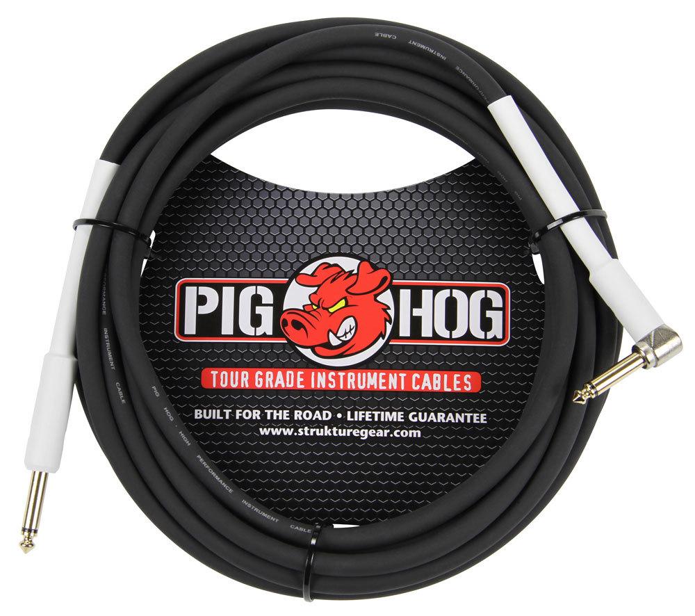 3 Pack Pig Hog PH186R Right Angle 8mm 18.5FT 1/4"-1/4"  Inst Cable Lifetime Warranty!