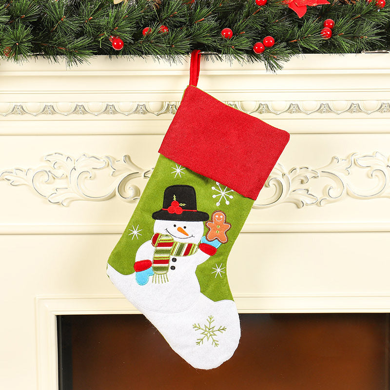 Fashion Christmas Ornament Knitted Sweater Socks