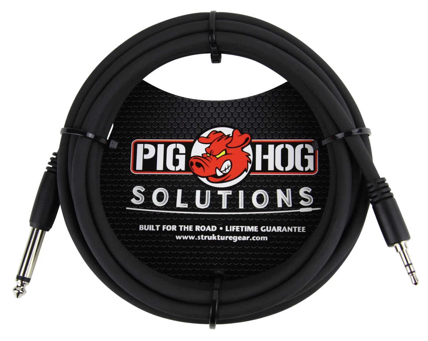 New - PIG HOG PX-35T4M SOLUTIONS - 10FT 3.5MM TRS TO 1/4" MONO